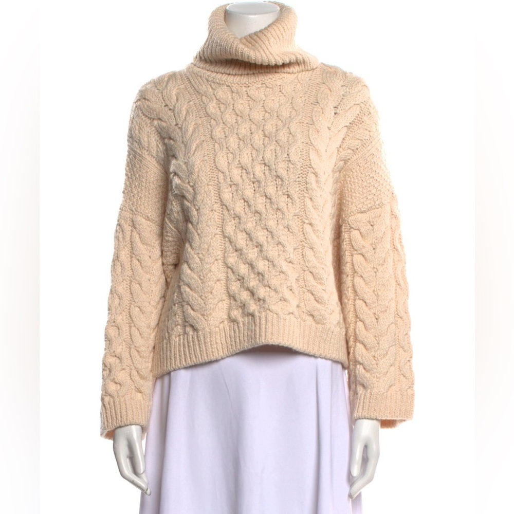 Isabel Étoile Marant Wool Cable Knit Ingrid Sweater